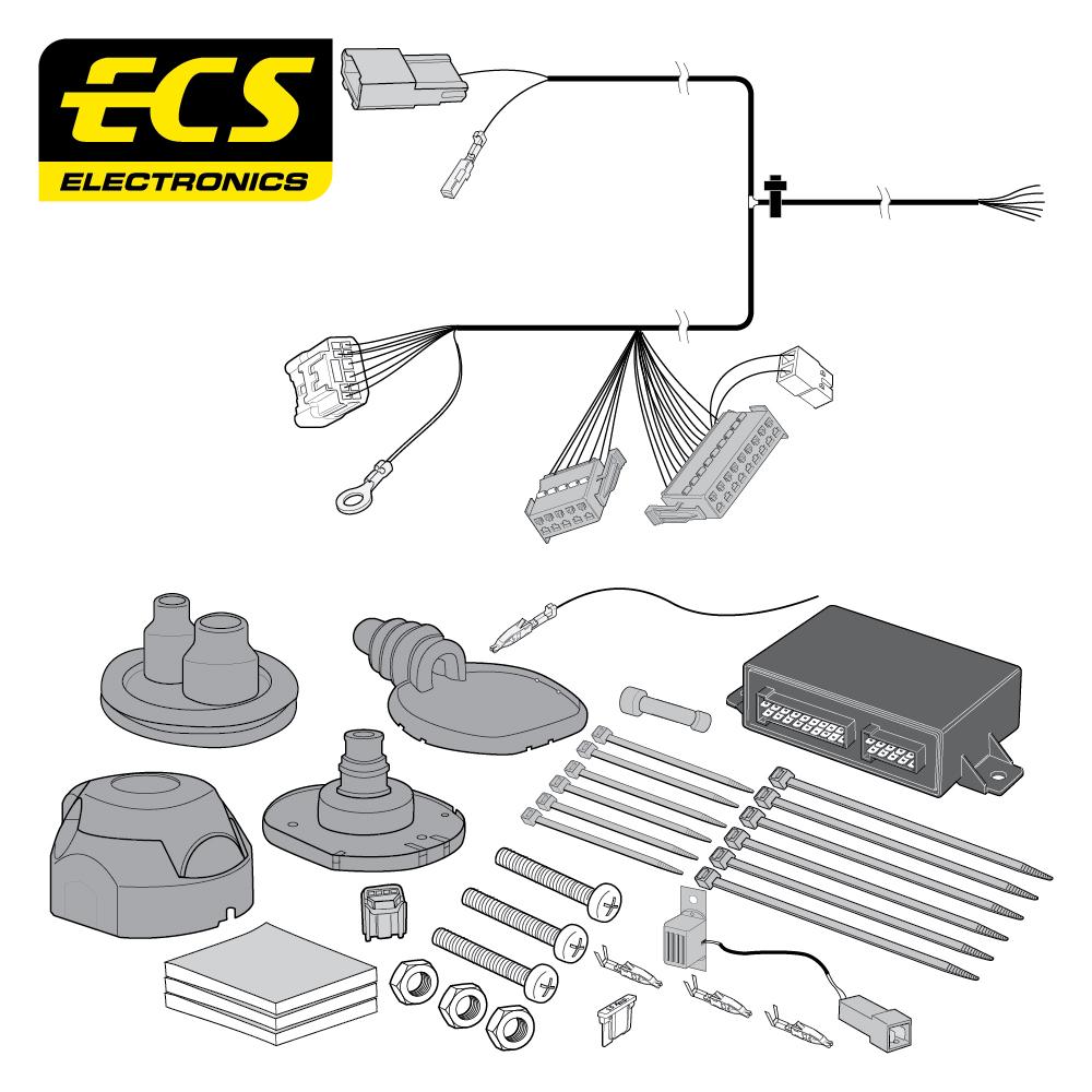 Towbar Wiring Kit TOYOTA RAV4 SUV 03/2013 - 10/2018 7 Pin TO223BHU