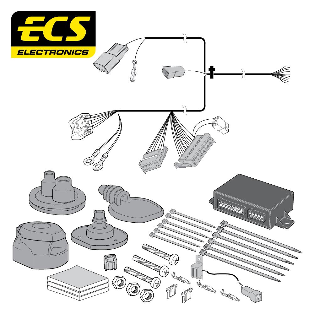 Towbar Wiring Kit TOYOTA RAV4 SUV 03/2013 - 10/2018 13 Pin TO223DHU