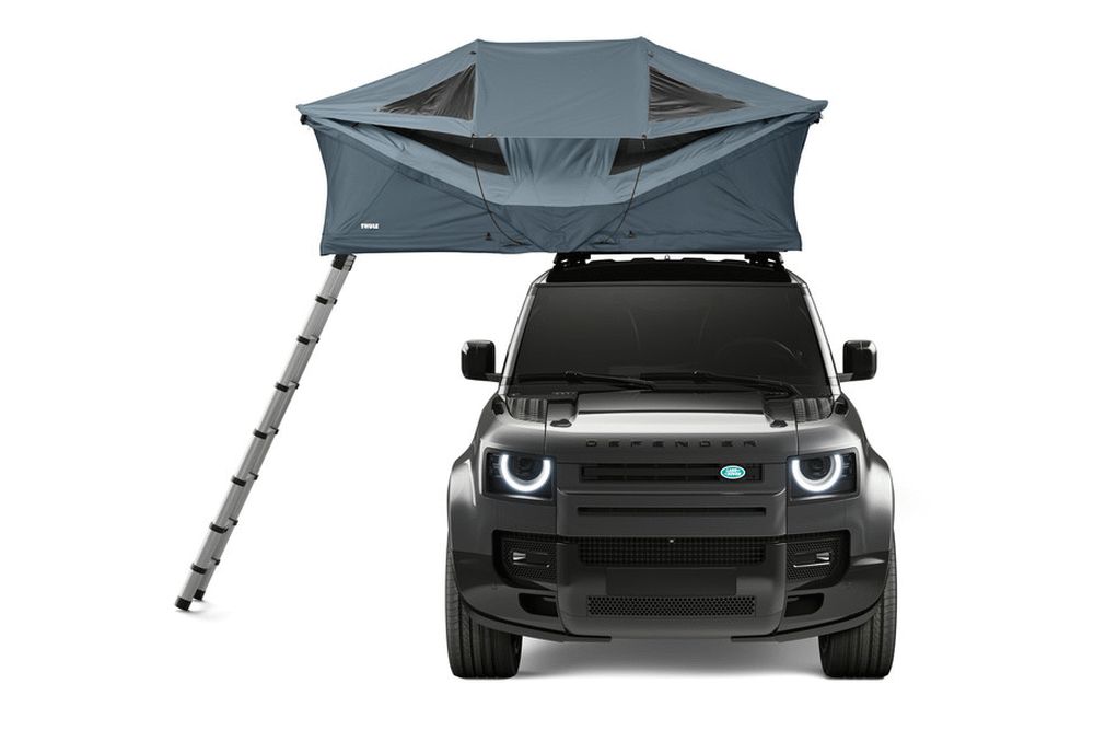 Thule Approach M - 2-3 Person Car Roof Top Tent Dark Slate on car