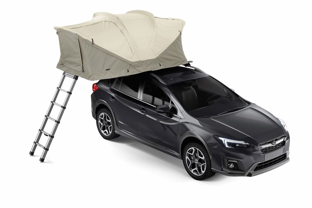 Thule Approach S - 2 Person Car Roof Top Tent Pelican Grey Mattress