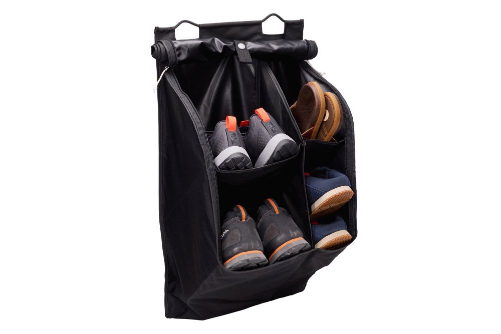Thule Roof Top Tent Shoe Organiser with shoes