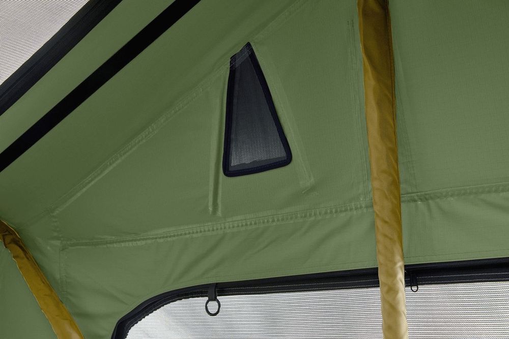 Thule Kukenam 3 Roof Top Tent Olive Green Inside Close Up