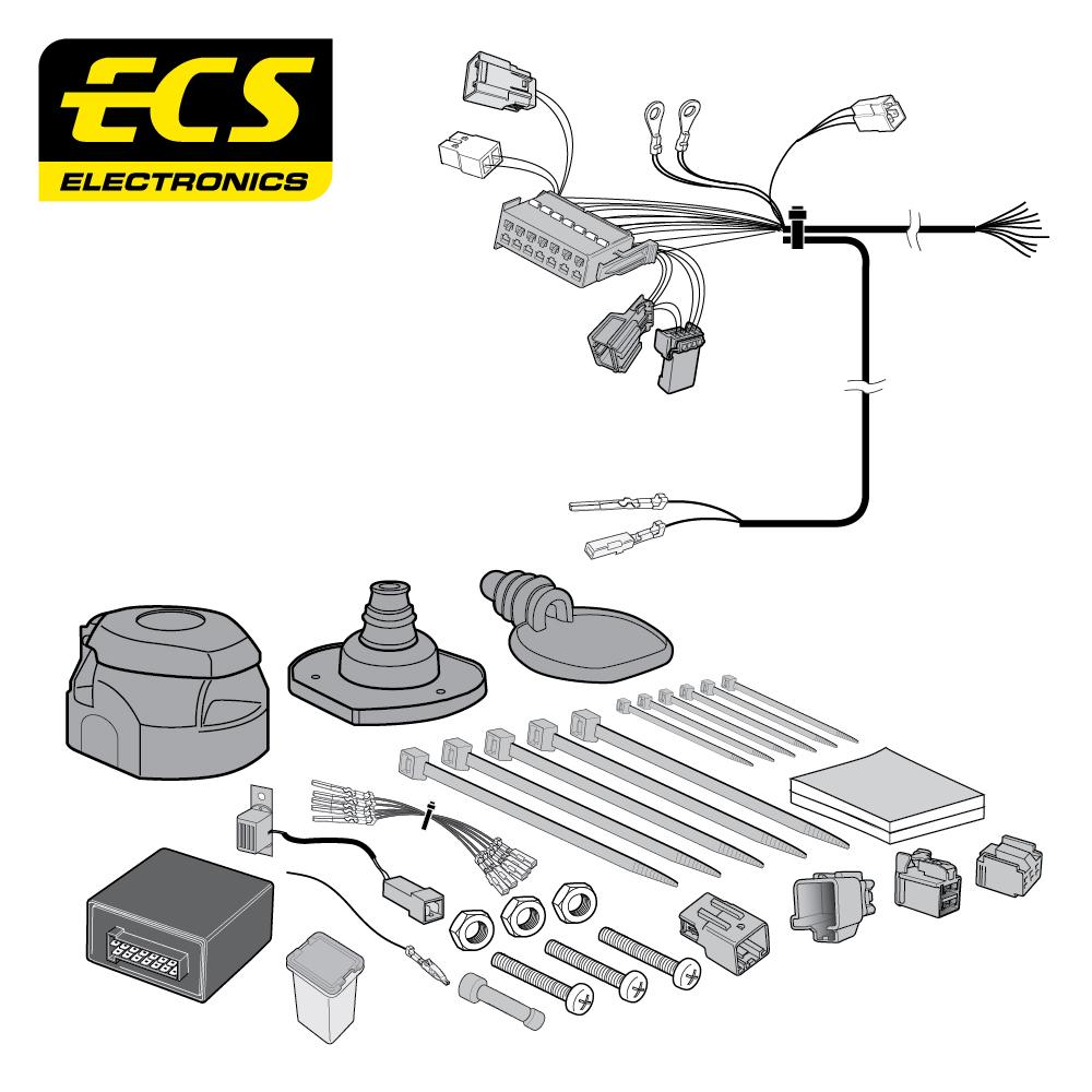 Towbar Wiring Kit VOLVO S40 Saloon 04/2004 - 13 Pin VL014DXU