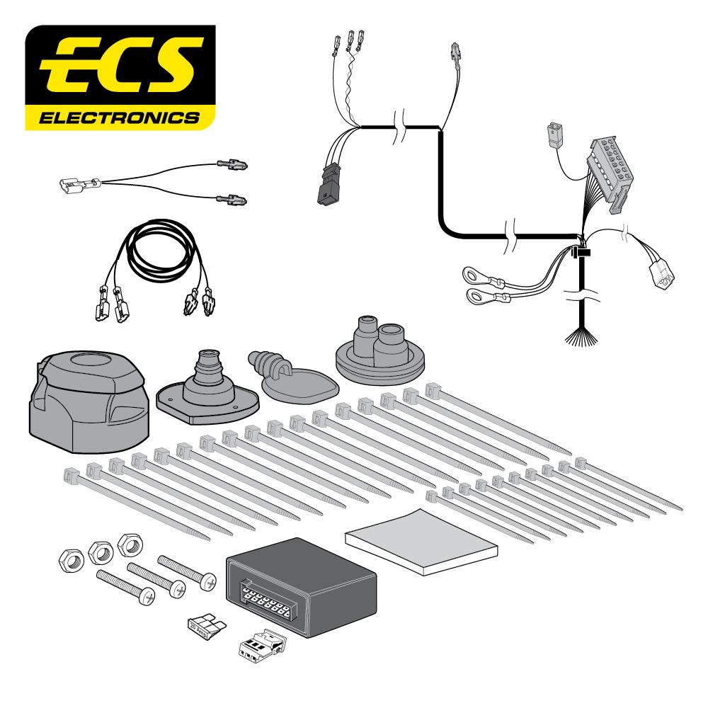 Towbar Wiring Kit VOLKSWAGEN Golf V Hatchback 3 & 5 door 01/2003 - 09/2008 13 Pin VW096D1U