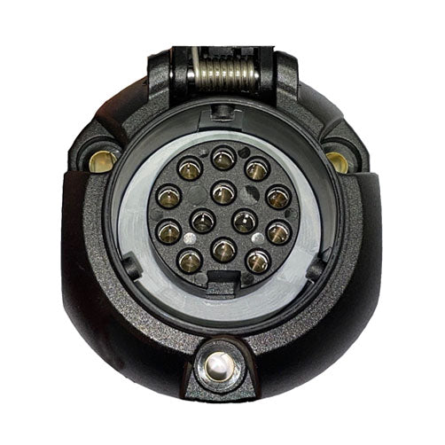 13 Pin Towbar Towing Electrical Socket with Micro-switch