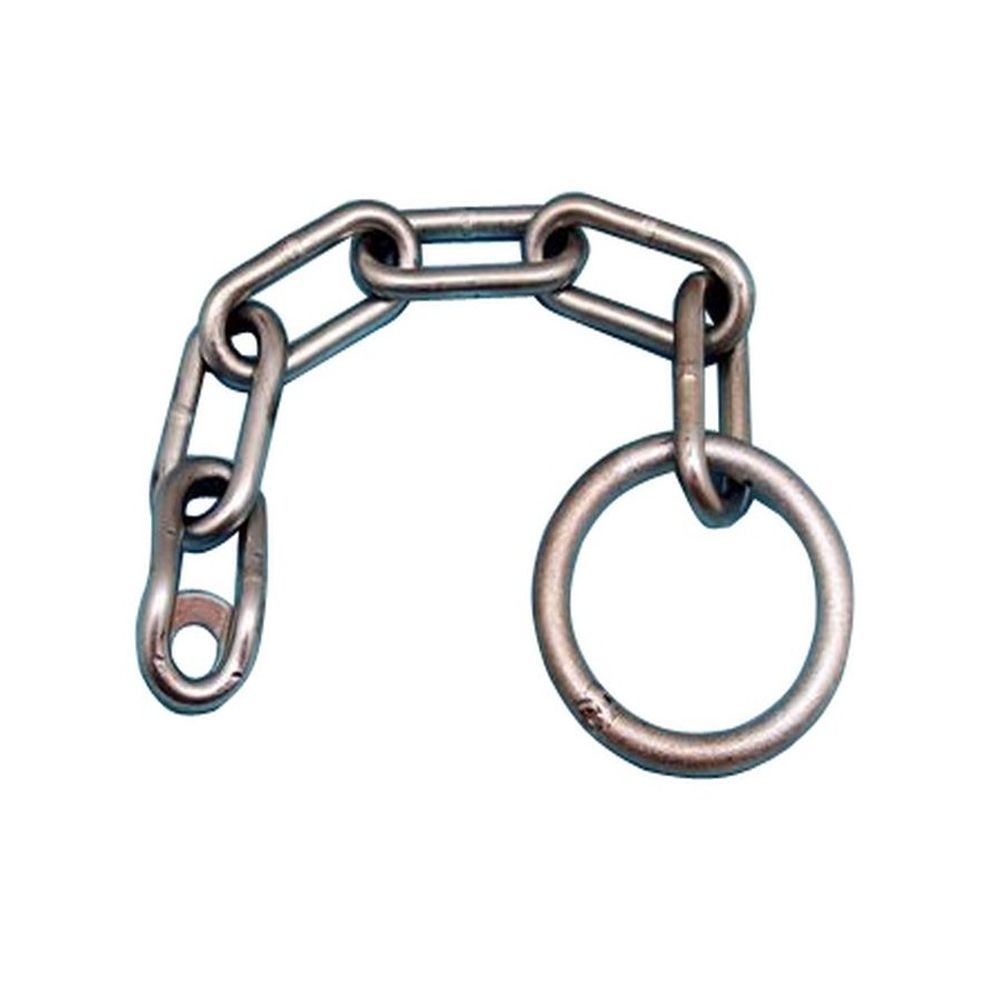 Trailer Safety Chain & Loop for Unbraked Trailer Hitch