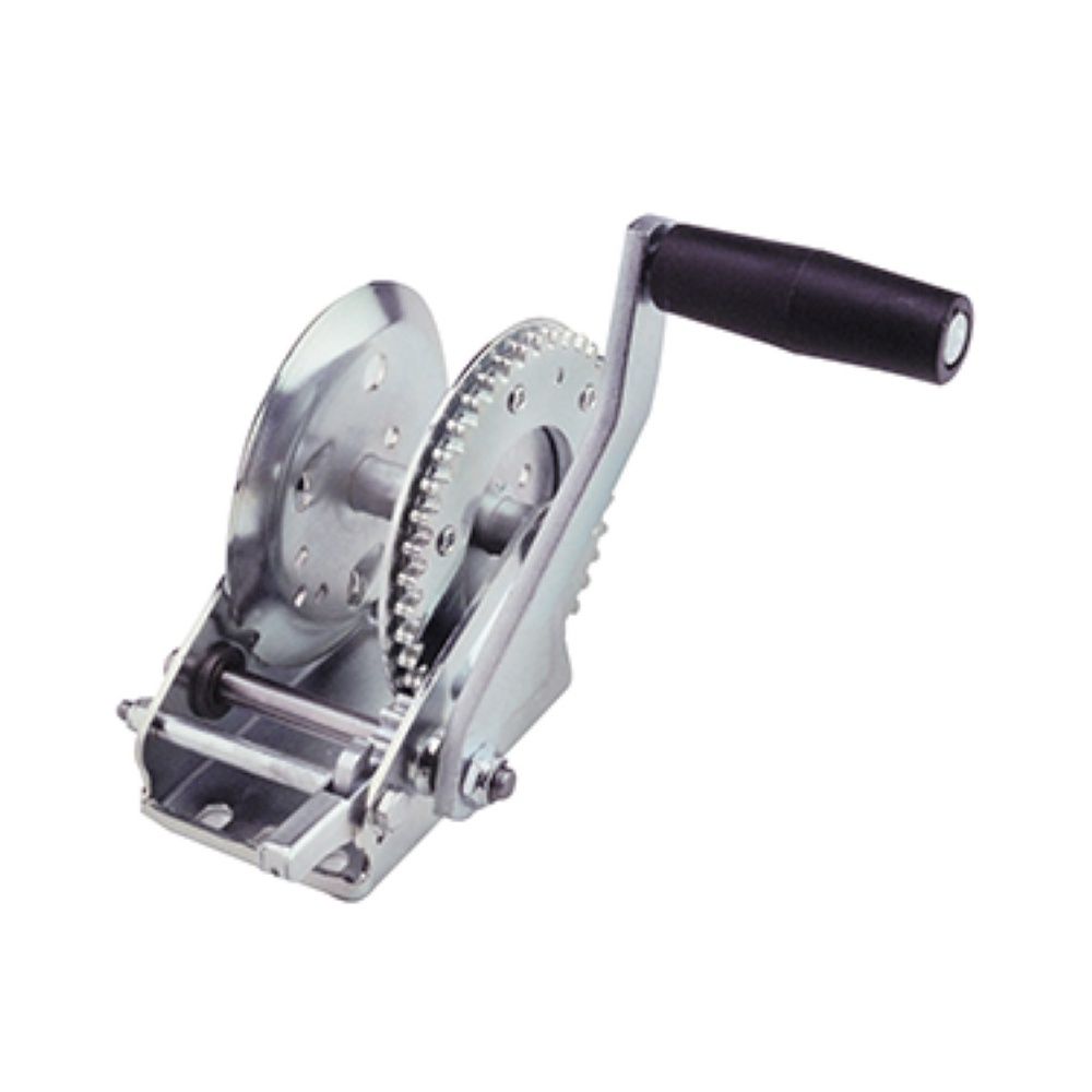 1 Speed Hand Winch with 1100lb (500kg) Line Pull Capacity