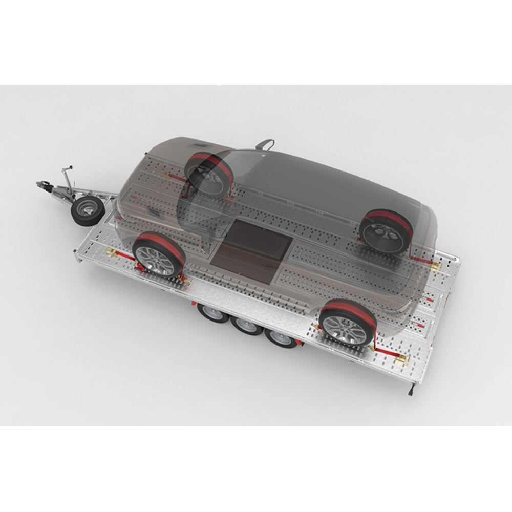 Car Transporter Overwheel Ratchet Strap Set