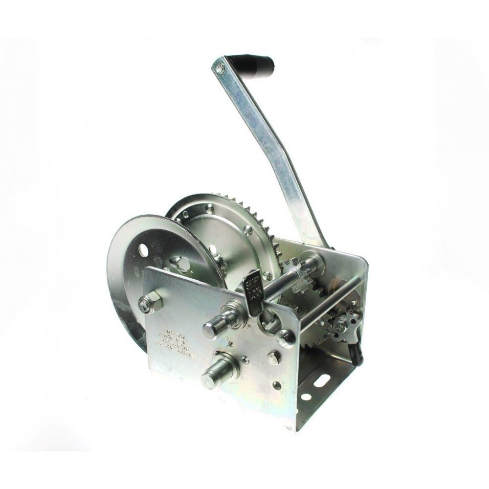 2 Speed Braked Hand Winch with 2680lb (1180kg) Line Pull Capacity