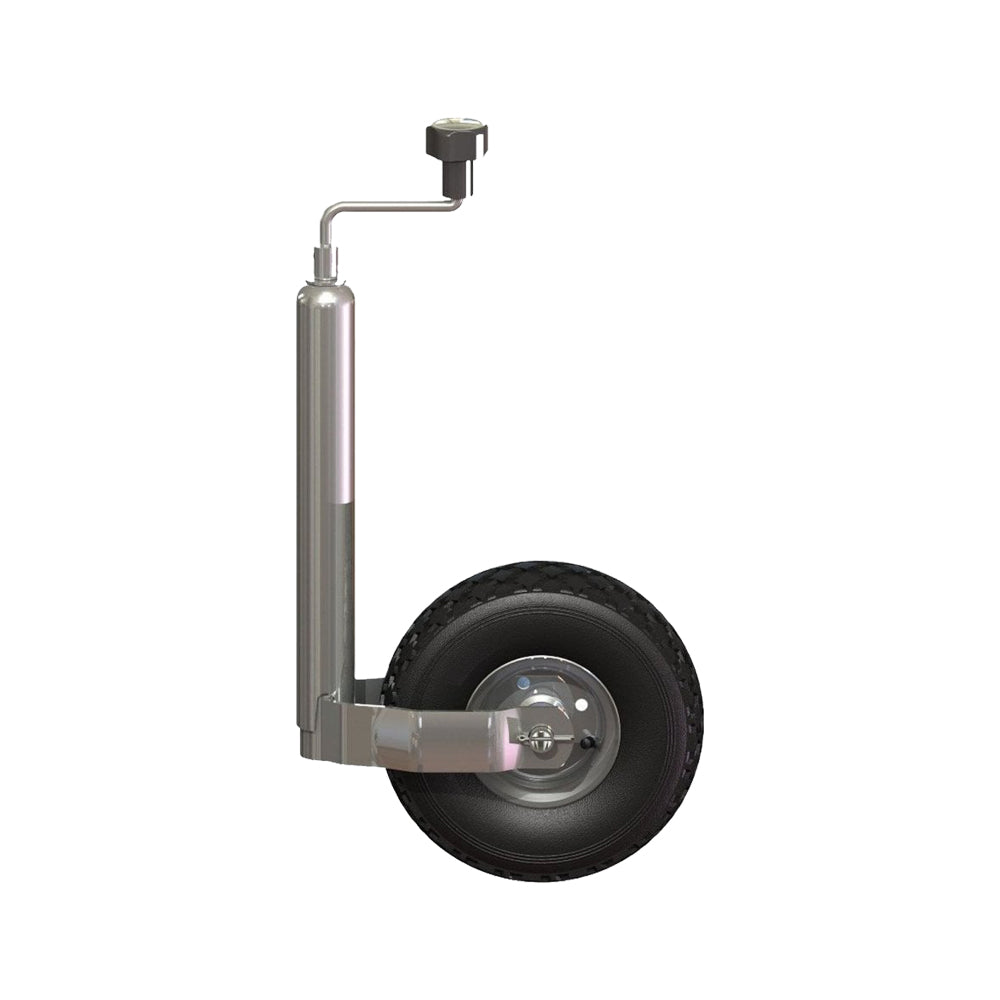 Kartt 48mm Dinghy Trailer Jockey Wheel Pneumatic Wheel 10kg