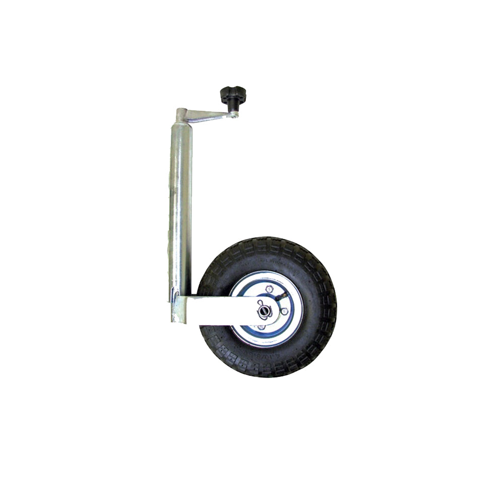 Boat Trailer Jockey Wheel 48mm Maypole with Pneumatic Tyre 10kg