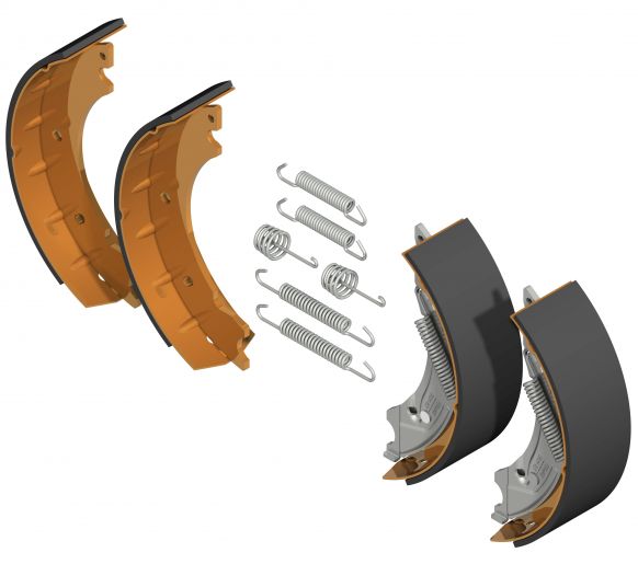 MP1763B Brake Shoes for Knott 203x40 drums