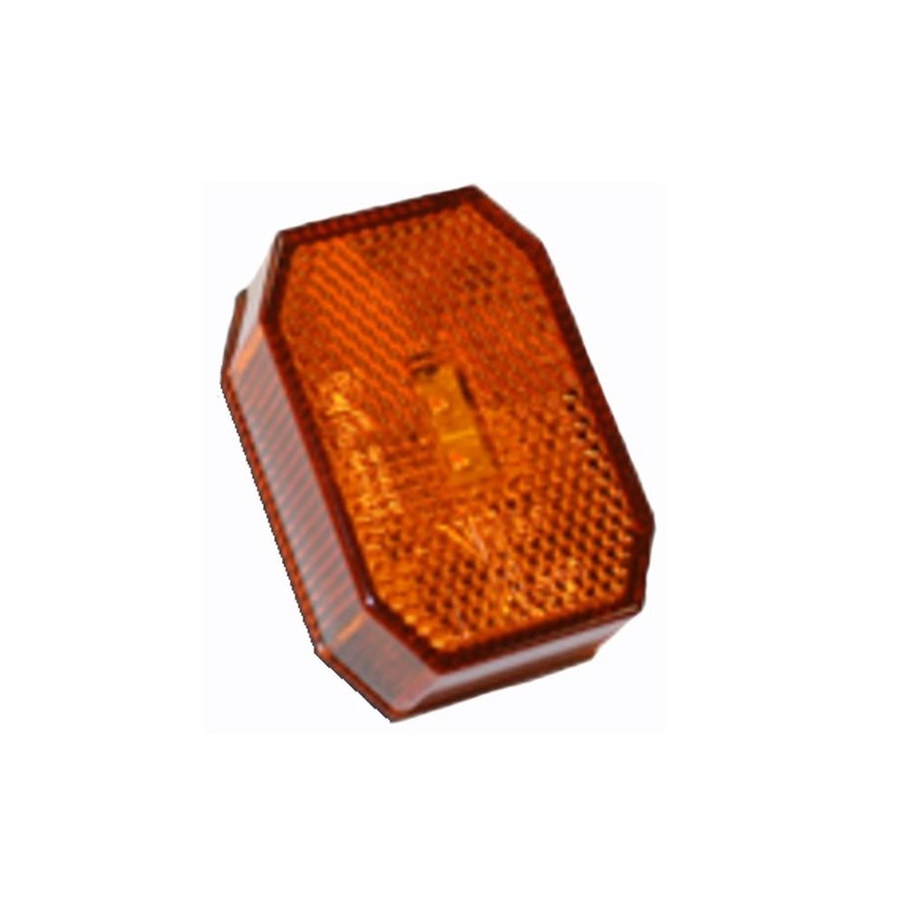 ASPOCK Flexipoint LED Side Marker Lamp with Reflector - Amber 0.5m