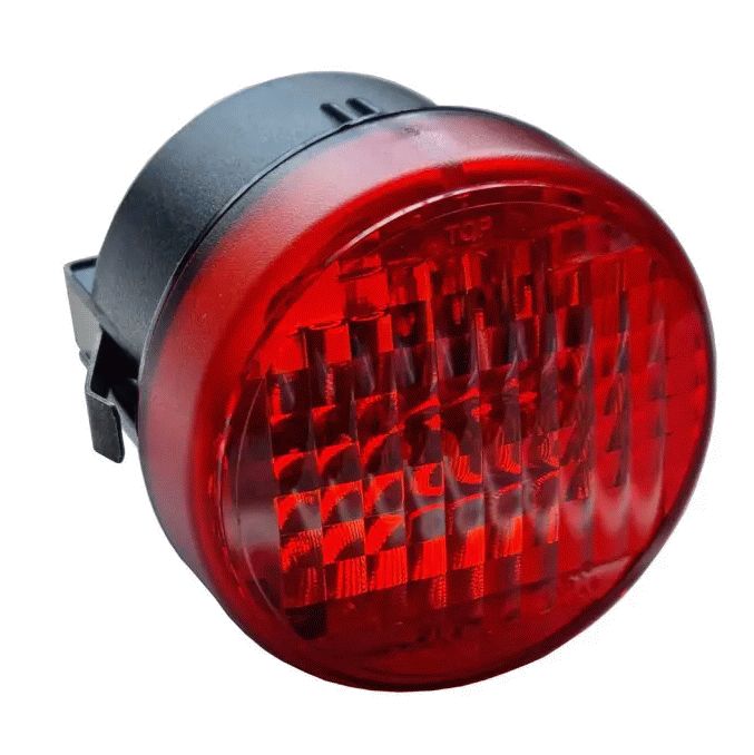 Aspock Roundpoint 2 Rear Lamp in Red Stop/Tail Trailer Light - 22-7600-007