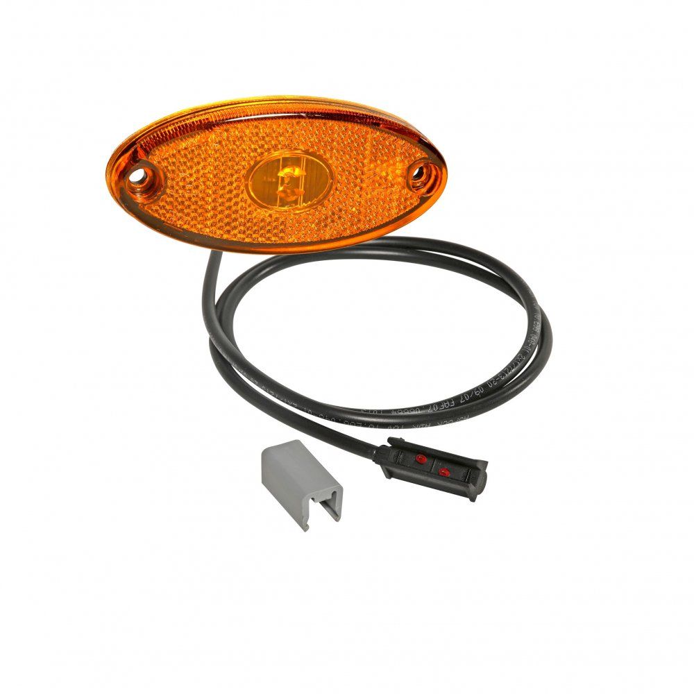 ASPOCK Flatpoint II Amber LED Marker Lamp 1.0m Flat Cable 31-2309-037