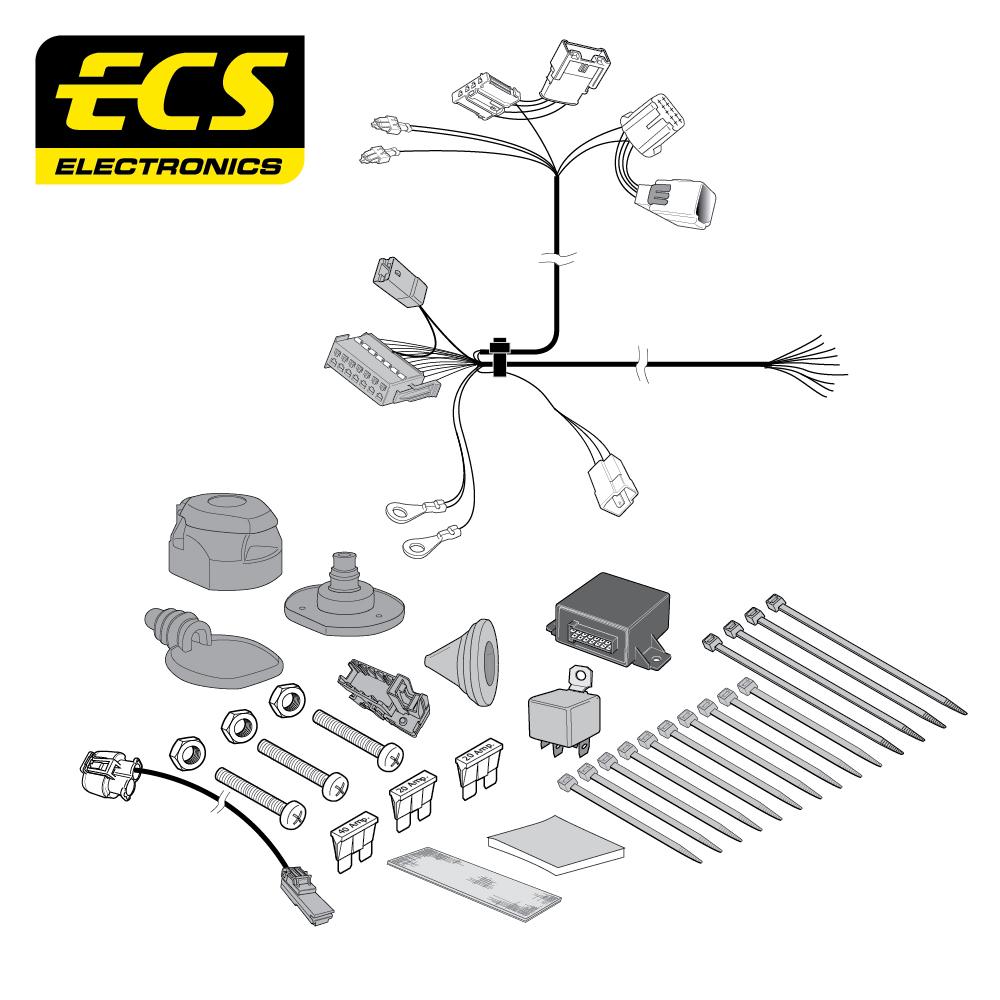 Towbar Electrical Kit CITROEN DS3 3 Door December 2009 - June 2018 13 ...