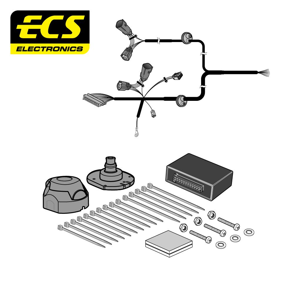 Towbar Wiring Kit FORD Courier Tourneo 06/2014 - 7 Pin FR10007U