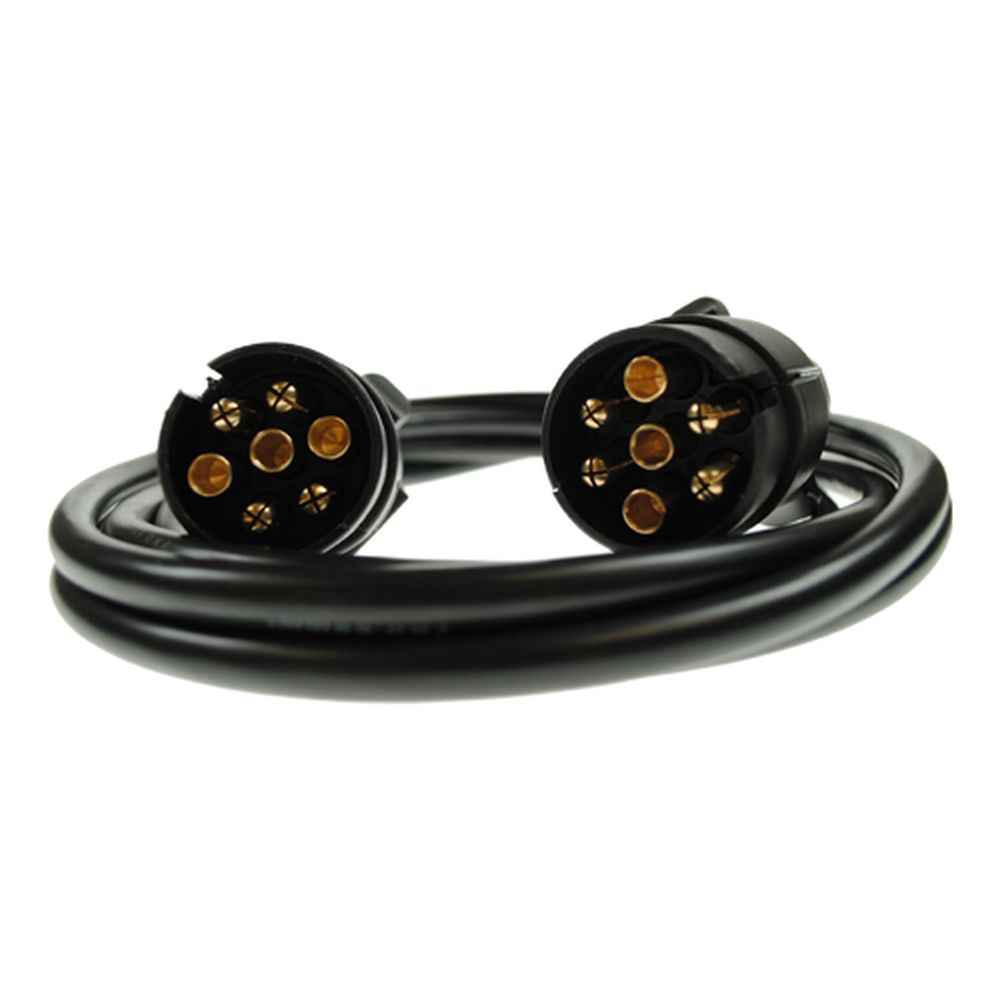 7 Pin Core Types Maypole 7 Pin 1.5m 2×7 Pin Plugs & 7 Core Connecting Lead MP5880