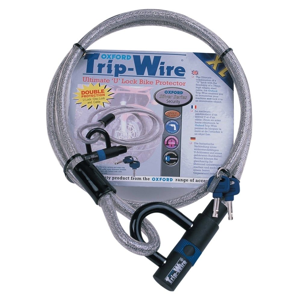Oxford Trip-Wire "U" Lock Bike / Cycle Protector