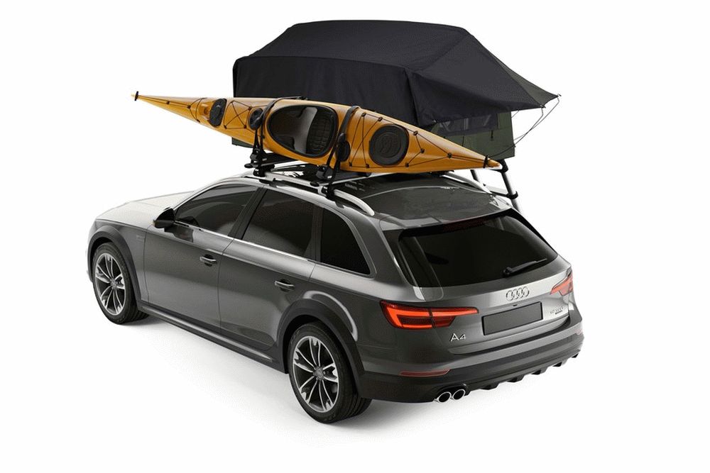 Thule Tepui Foothill Car Rooftop Tent with Kayak