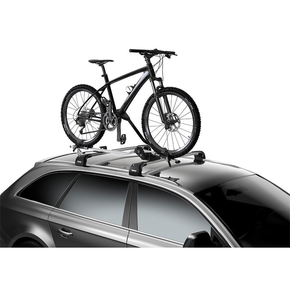THULE ProRide 598 Aluminium Roof-Mounted Upright Bike Carriers x 3