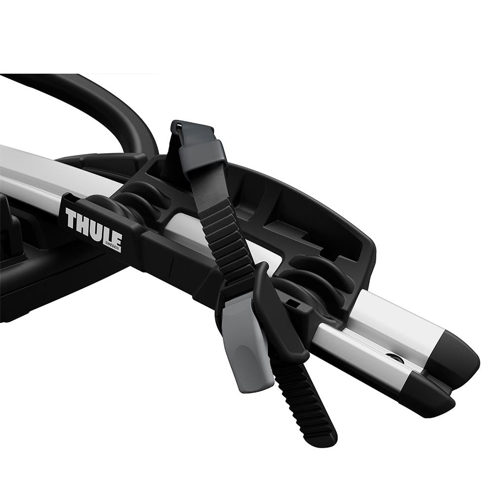 THULE ProRide 598 Aluminium Roof-Mounted Upright Bike Carriers x 3
